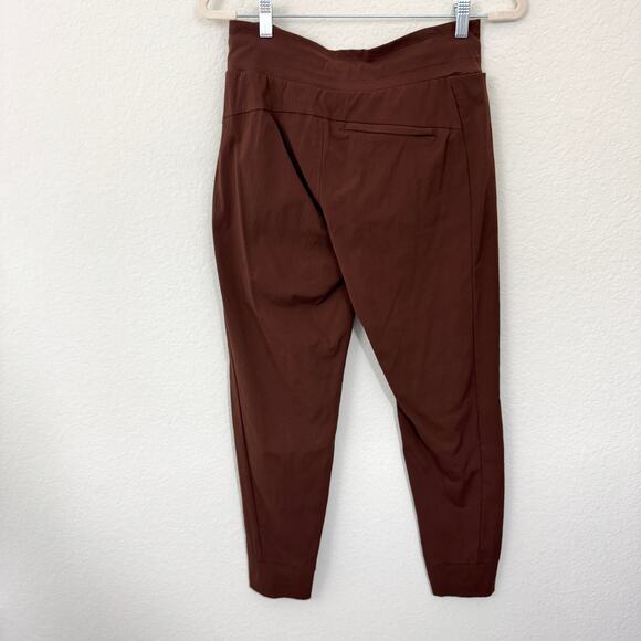 Athleta Women Trekkie Mid Rise Legacy Jogger Pant Size 4 Athleisure Active Brown - Picture 4 of 8